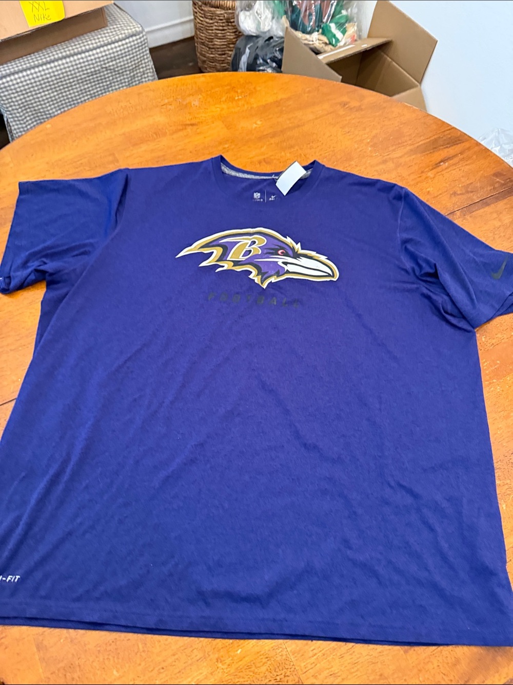 Nike Baltimore Ravens Purple Logo Tee xxxl